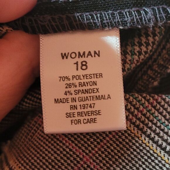 Roz & Ali‎ woman's multicolored striped dress pants - Picture 6 of 7